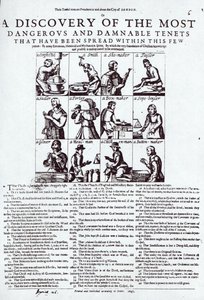 Een Ontdekking van de Meest Gevaarlijke en Verdoemde Leerstellingen, gepubliceerd in 1647